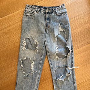 Ksubi Ripped and Distressed Jeans